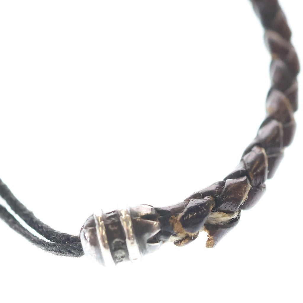 CHROME HEARTS(クロムハーツ) PHNSTRP DAGGER フォンストラップ ダガー 携帯ストラップ シルバー/ブラウン