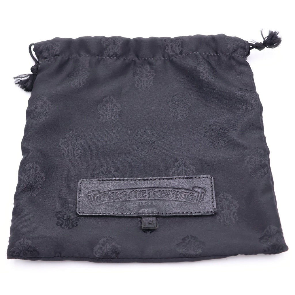 CHROME HEARTS(クロムハーツ) ZPR CHNG PURSE2 チェンジパース レザーコインケース ブラック