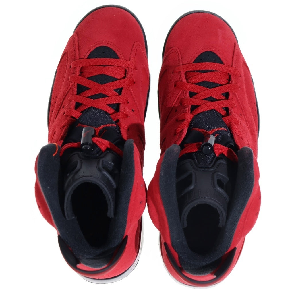 NIKE(ナイキ) AIR JORDAN 6 RETRO TORO BRAVO エアジョーダン 6 レトロ トロ ブラボー ハイカットスニーカー レッド/ブラック US8.5/26.5cm CT8529-600