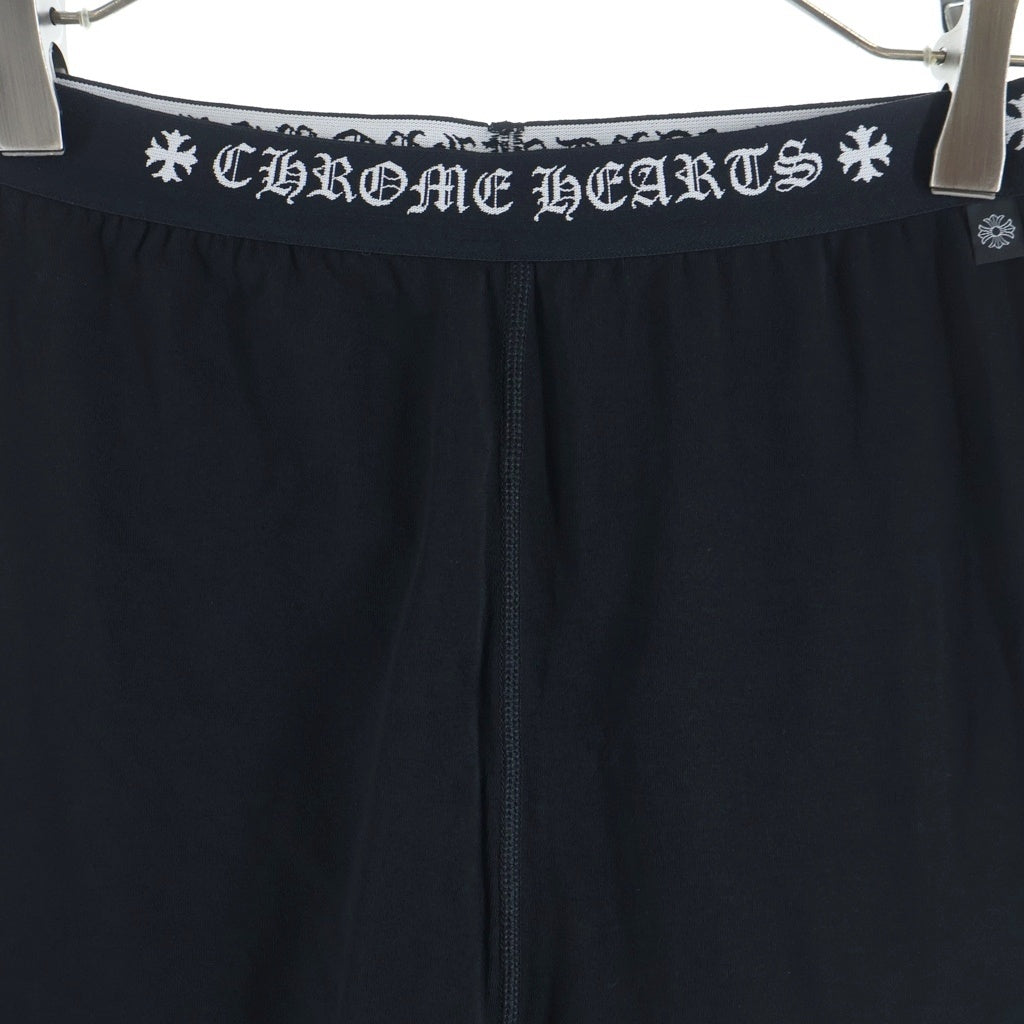 CHROME HEARTS(クロムハーツ) ホースシュープリント レギンスロングパンツ レディーズ ブラック レディース