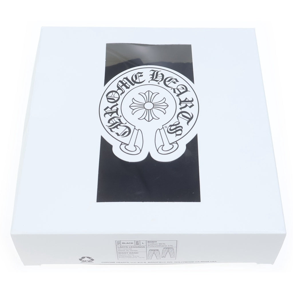 CHROME HEARTS(クロムハーツ) ホースシュープリント レギンスロングパンツ レディーズ ブラック レディース