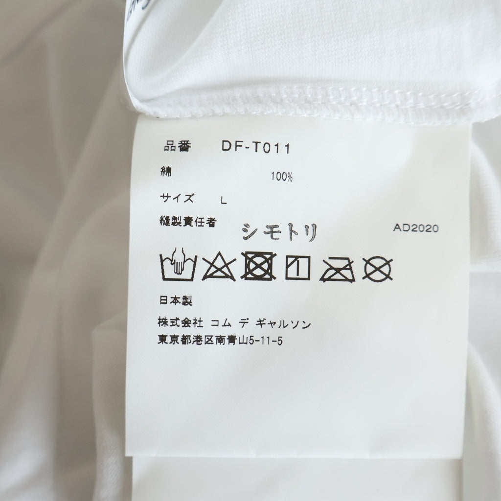COMME des GARCONS HOMME DEUX(コムデギャルソン オムドゥ) 20AW ×Disney ×ディズニー フロントミッキーマウスプリント クルーネック半袖Tシャツカットソー ホワイト