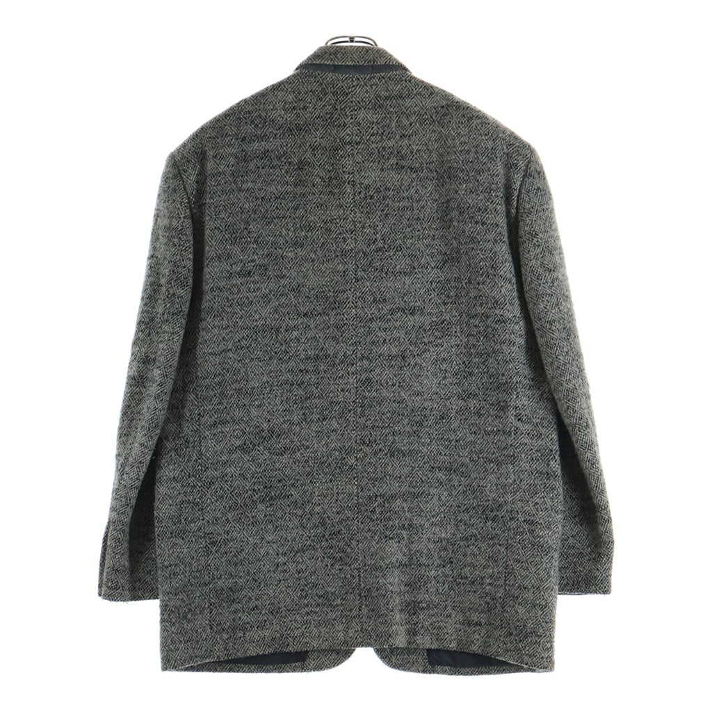 COMME des GARCONS HOMME(コムデギャルソンオム) 90S ウール混 ヘリンボーン テーラードジャケット グレー HJ-04044L