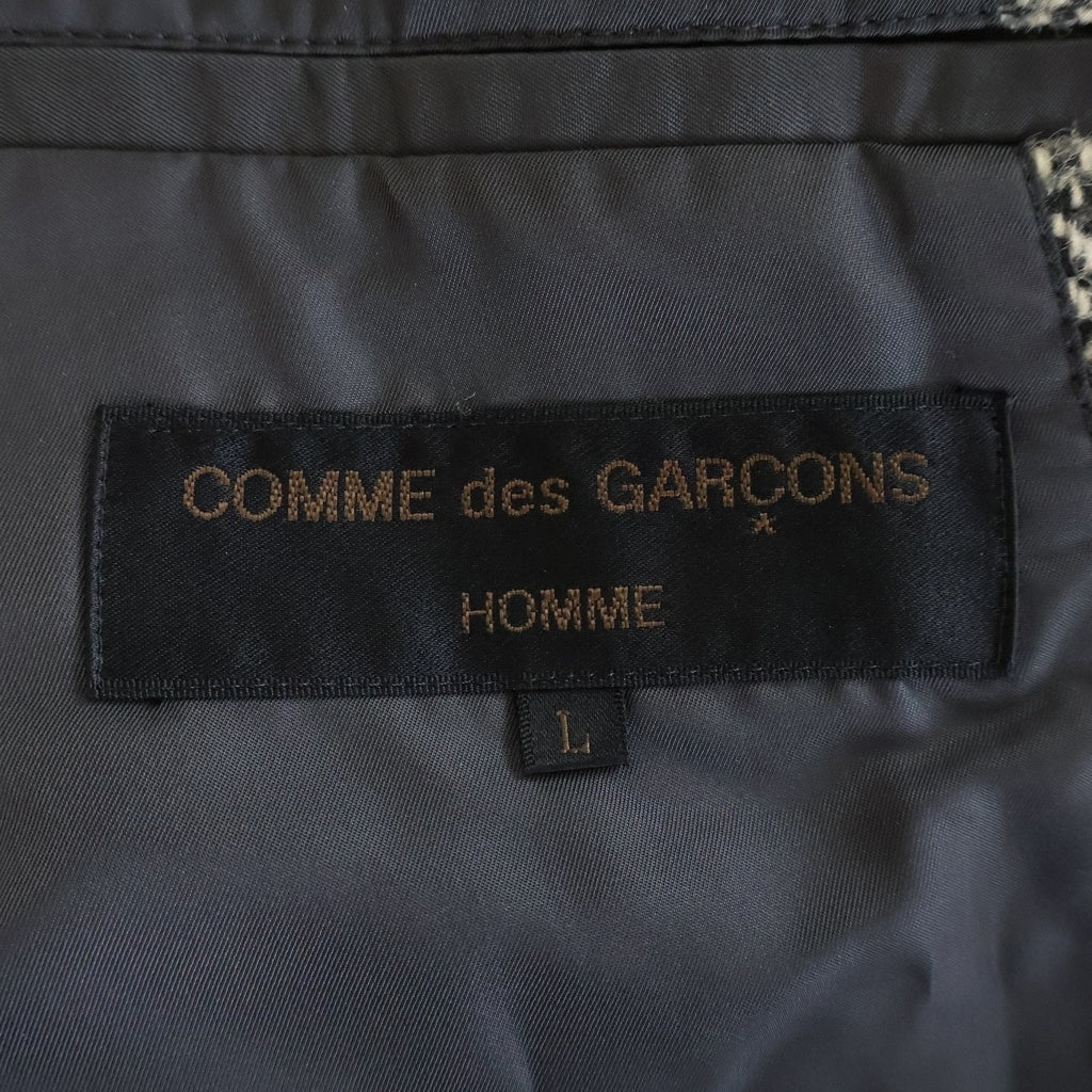 COMME des GARCONS HOMME(コムデギャルソンオム) 90S ウール混 ヘリンボーン テーラードジャケット グレー HJ-04044L