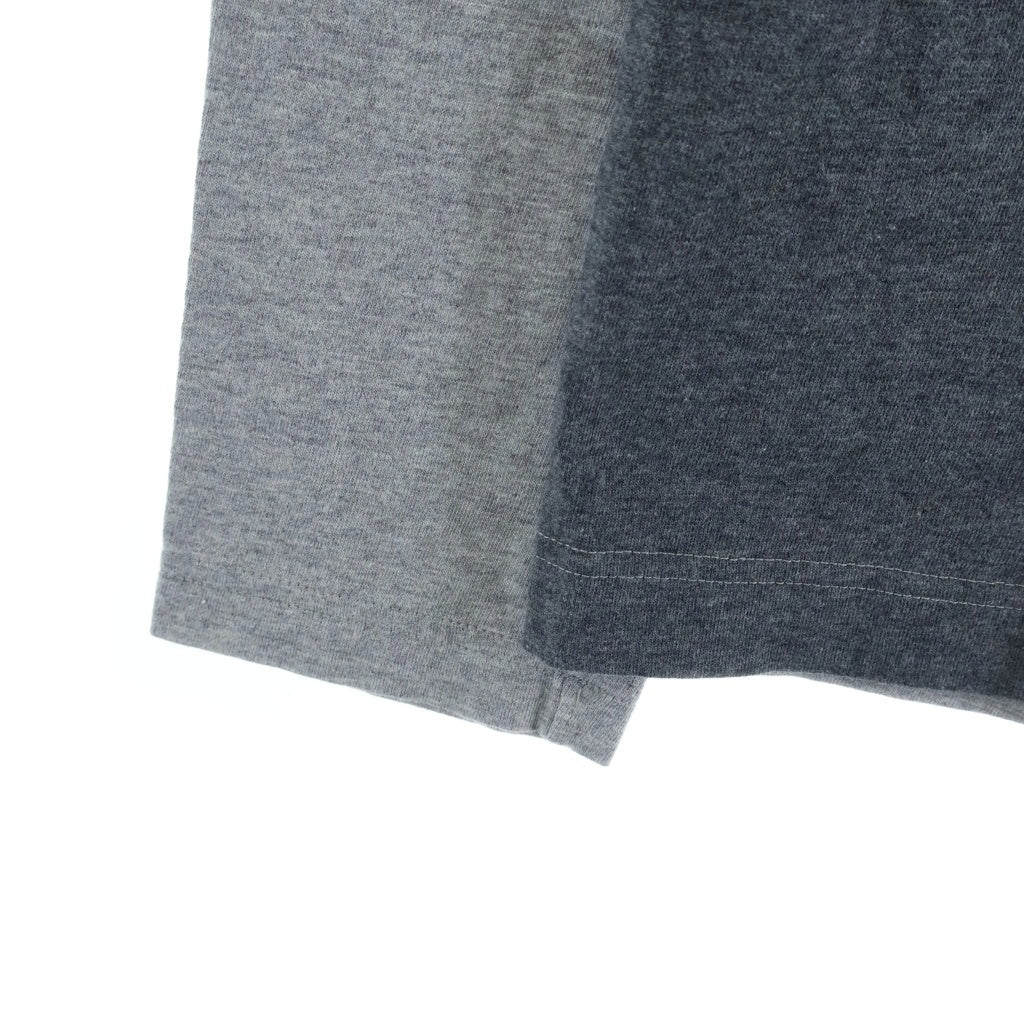 COMME des GARCONS HOMME(コムデギャルソンオム) 09AW パッチワークデザイン クルーネック長袖Tシャツカットソー グレー HD-T109
