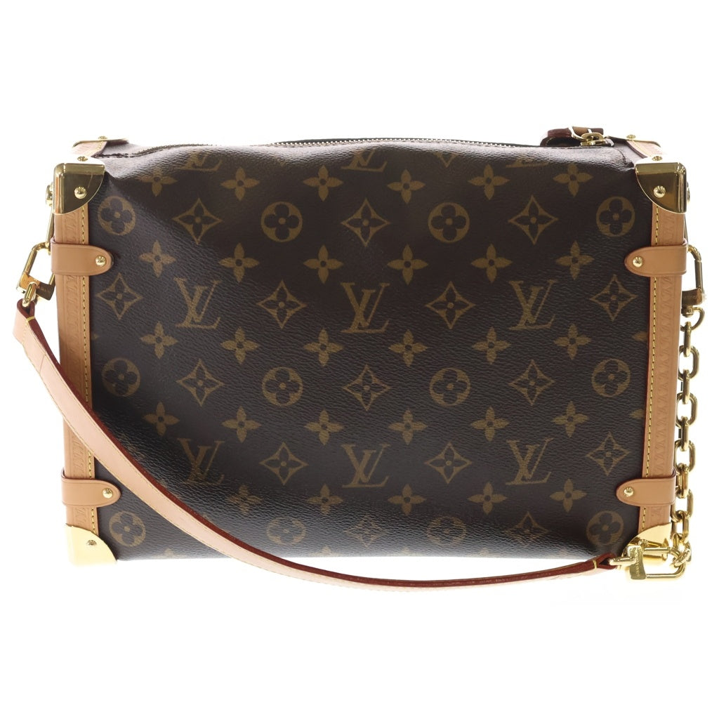 LOUIS VUITTON(ルイヴィトン) モノグラム サイドトランク MM 2WAY ハンドバッグ ショルダーバッグ ブラウン/ゴールド M46358 レディース