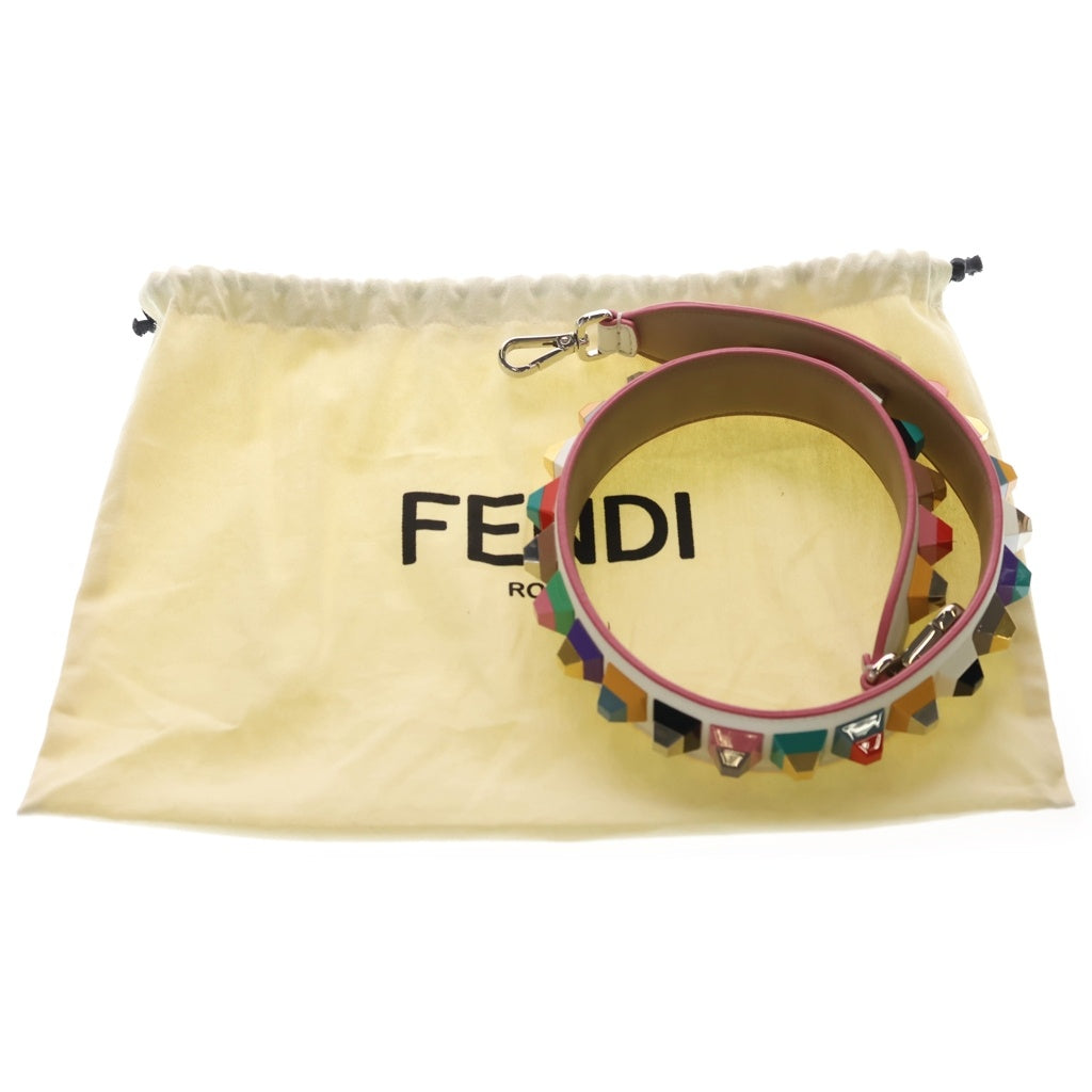FENDI(フェンディ) ピーカブー セレリア 2WAY ショルダーバッグ ハンドバッグ シルバー 8BN244 レディース