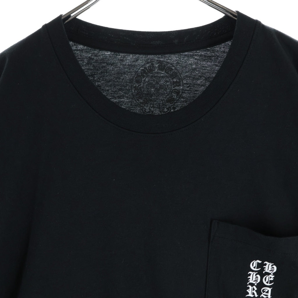 CHROME HEARTS(クロムハーツ) CH S/S T-SHIRT LTD TOKYO 東京限定 スクロールラベルプリント クルーネック半袖Tシャツカットソー ブラック