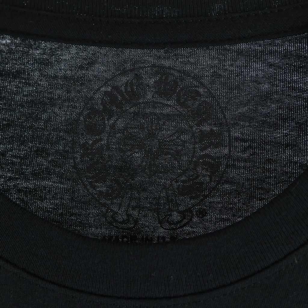 CHROME HEARTS(クロムハーツ) CH S/S T-SHIRT LTD TOKYO 東京限定 スクロールラベルプリント クルーネック半袖Tシャツカットソー ブラック