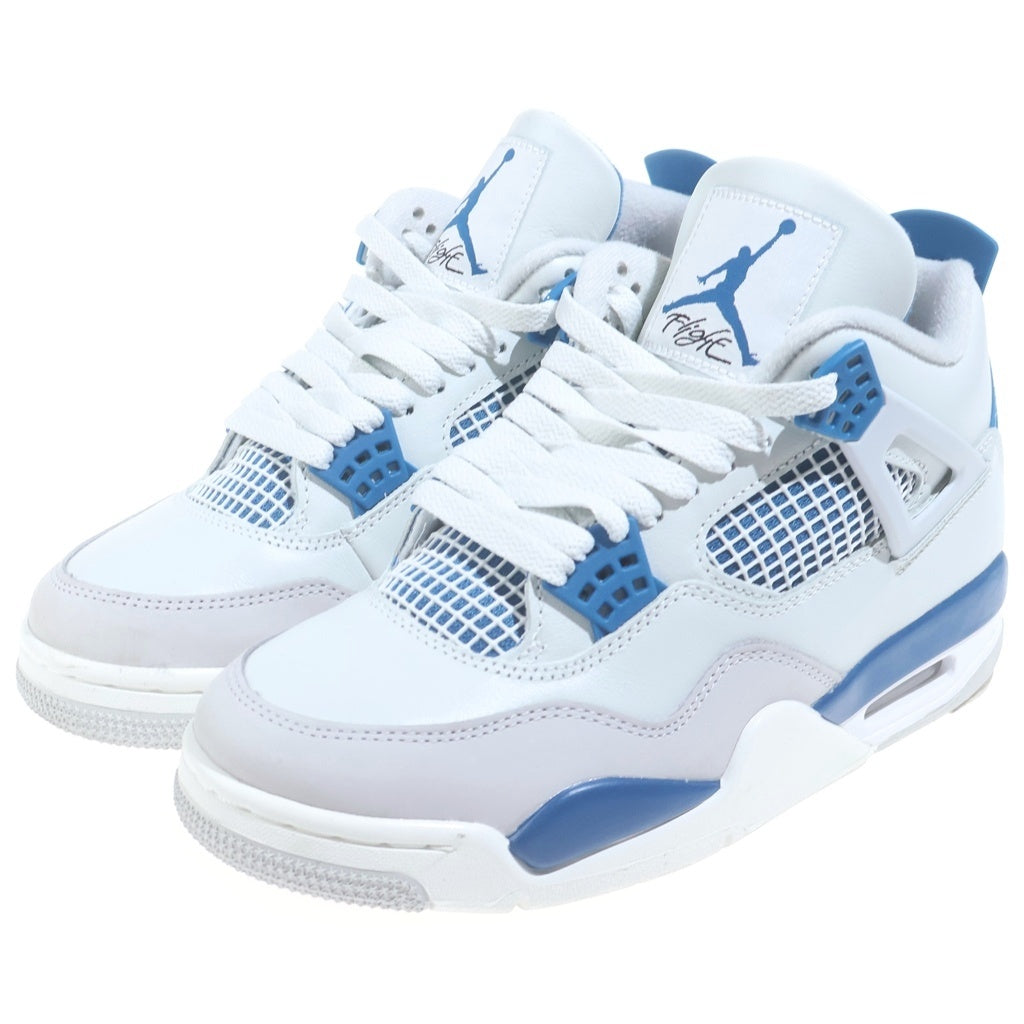 NIKE(ナイキ) AIR JORDAN 4 RETRO INDUSTRIAL BLUE エアジョーダン4 インダストリアルブルー ハイカットスニーカー ホワイト/ブルー US7/25cm FV5029-141