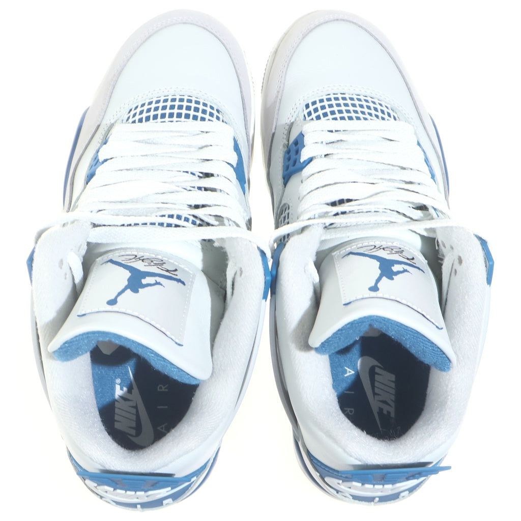 NIKE(ナイキ) AIR JORDAN 4 RETRO INDUSTRIAL BLUE エアジョーダン4 インダストリアルブルー ハイカットスニーカー ホワイト/ブルー US7/25cm FV5029-141