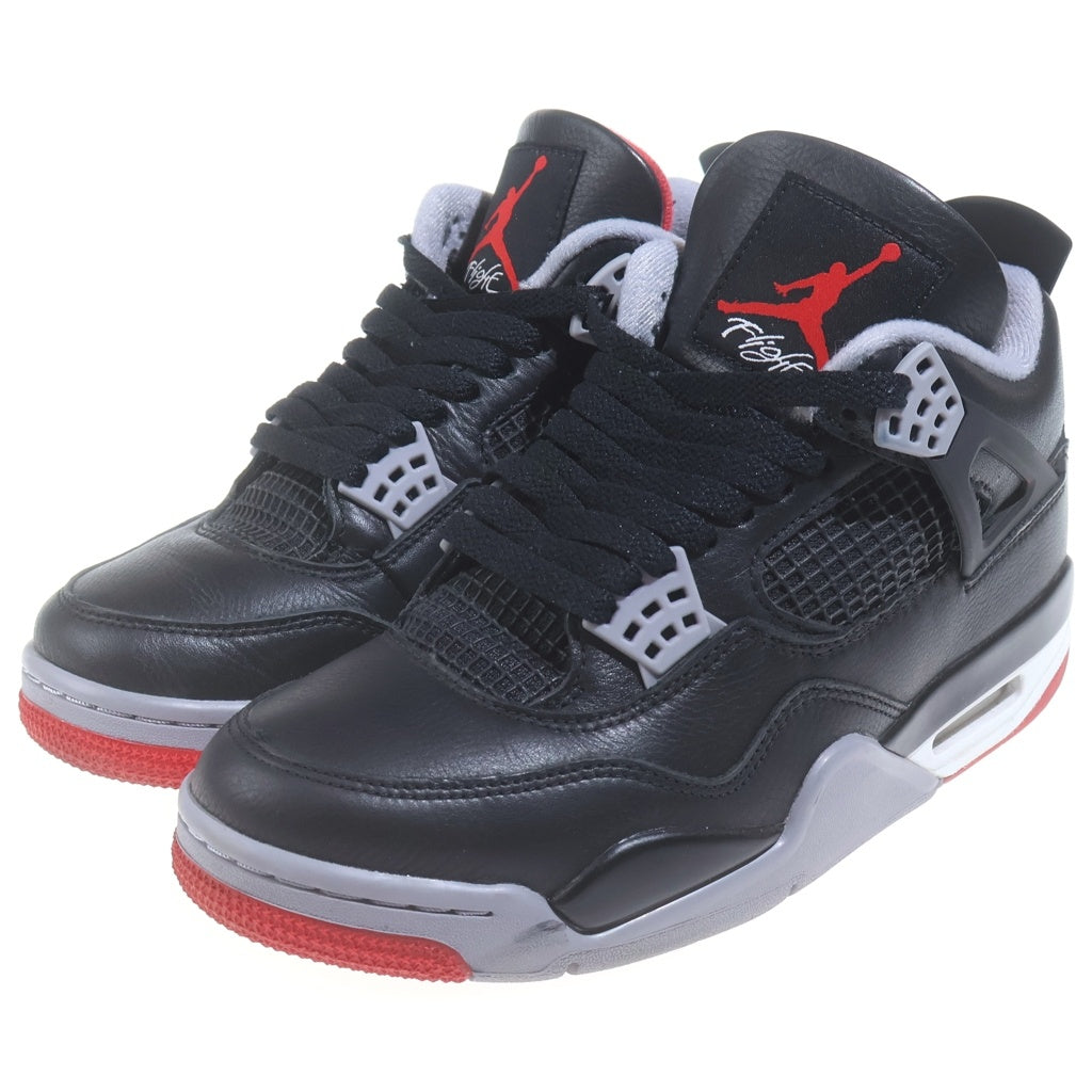 NIKE(ナイキ) AIR JORDAN 4 RETRO Bred Reimagined エアジョーダン4レトロブレッドリイマジンド ハイカットスニーカー ブラック US7/25cm FV5029-006