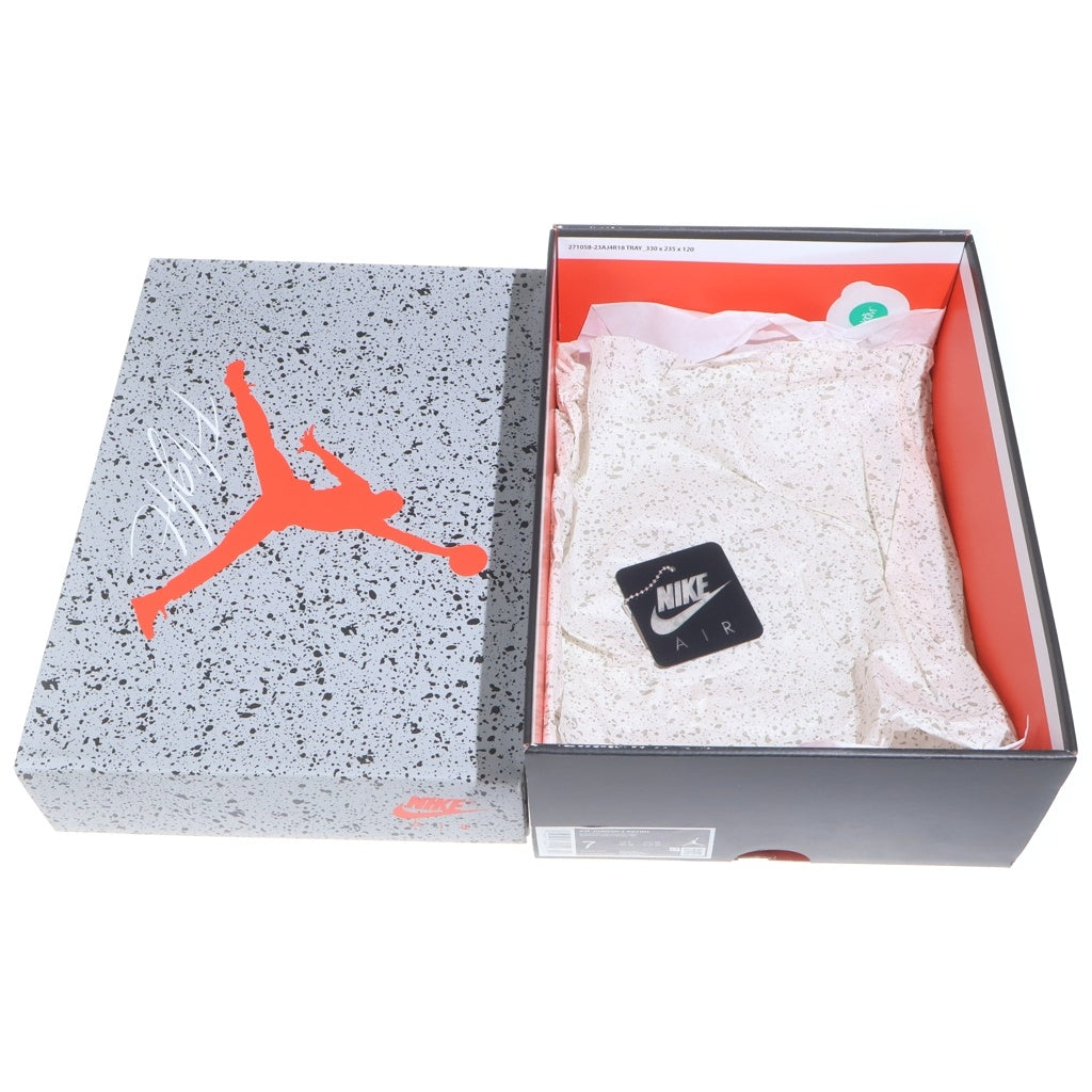 NIKE(ナイキ) AIR JORDAN 4 RETRO Bred Reimagined エアジョーダン4レトロブレッドリイマジンド ハイカットスニーカー ブラック US7/25cm FV5029-006