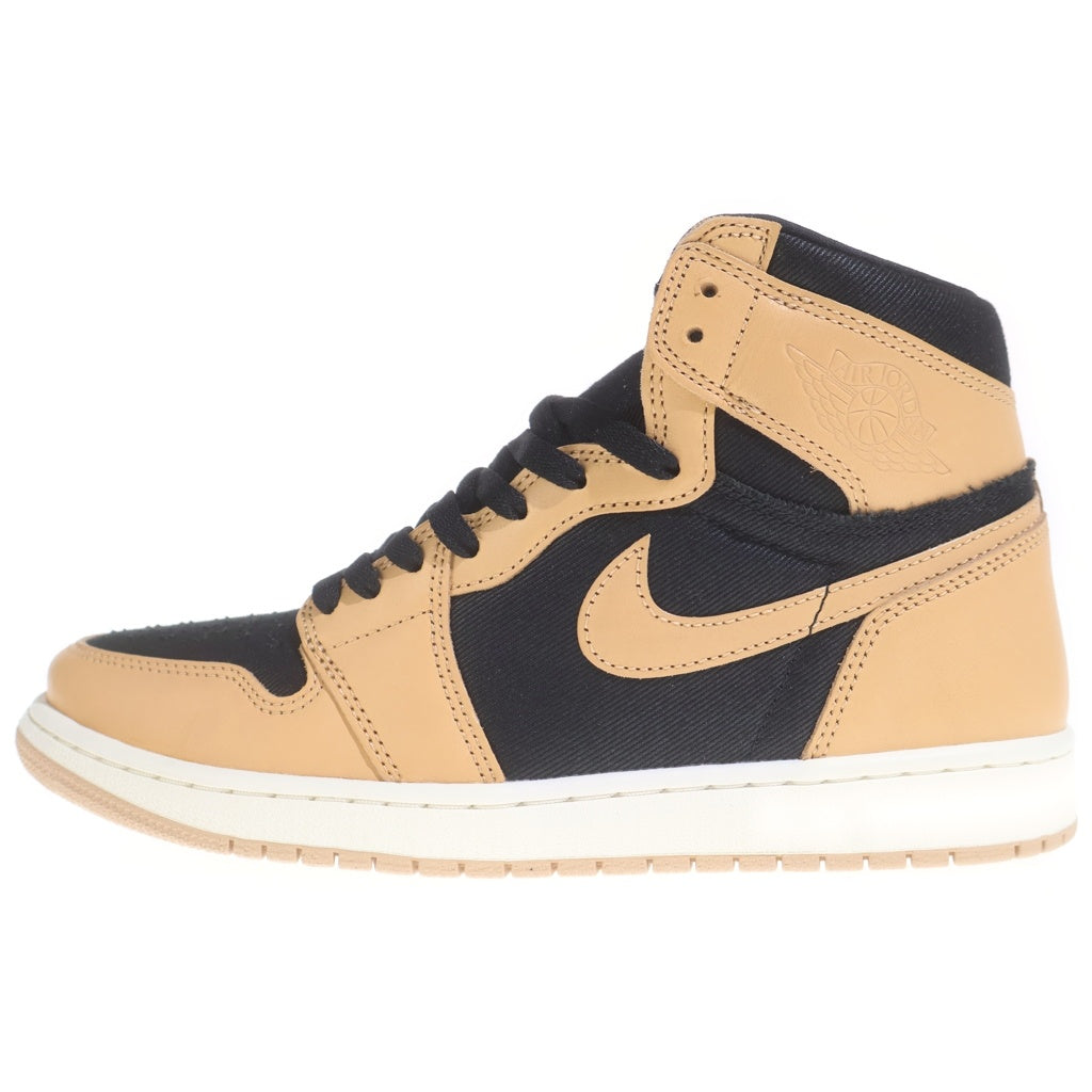 NIKE(ナイキ) Air Jordan 1 Retro High OG Vachetta Tan エアジョーダン1 レトロ ハイ OG バケッタタン ハイカットスニーカー US9.5/27.5cm ブラウン 555088‐202