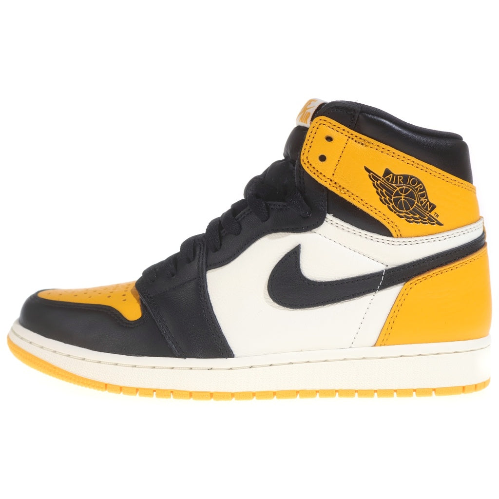 NIKE(ナイキ) Air Jordan 1 Retro High OG Taxi エアジョーダン1 レトロ ハイ OG タクシー ハイカットスニーカー US9.5/27.5cm イエロー 555088-711