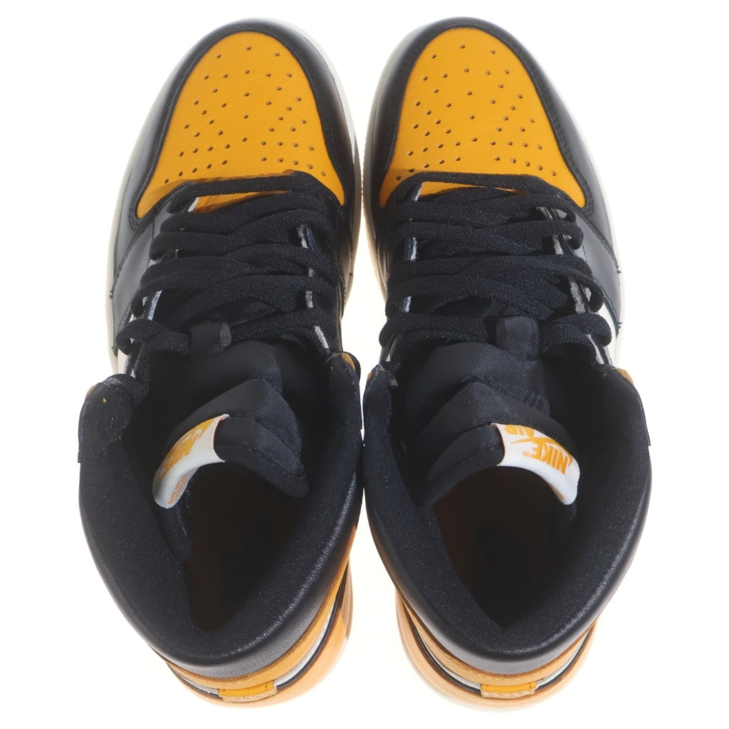 NIKE(ナイキ) Air Jordan 1 Retro High OG Taxi エアジョーダン1 レトロ ハイ OG タクシー ハイカットスニーカー US9.5/27.5cm イエロー 555088-711