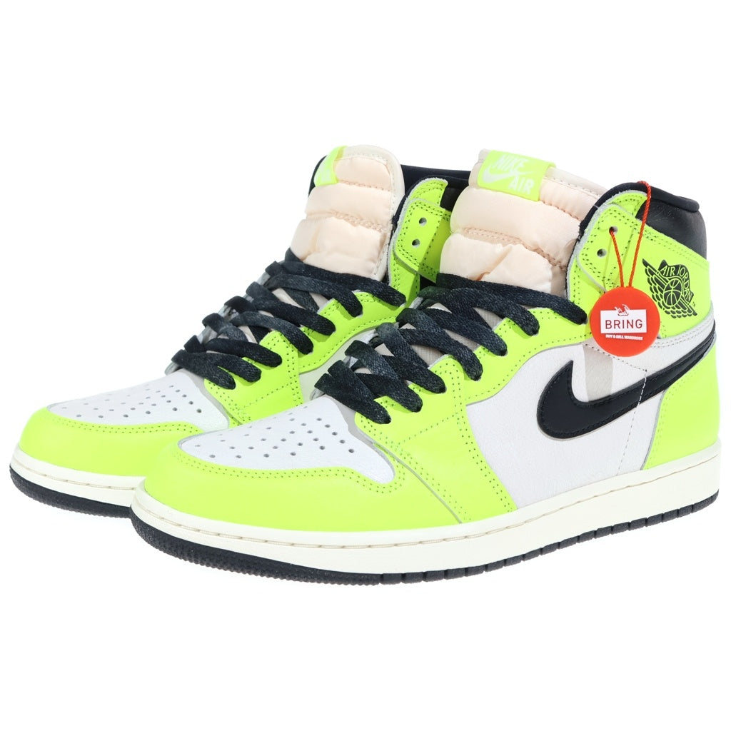 NIKE(ナイキ) Air Jordan 1 High OG Volt Visionaire エアジョーダン1 ハイ OG ボルト ヴィジョネア ハイカットスニーカー US9.5/27.5cm イエロー 555088-702