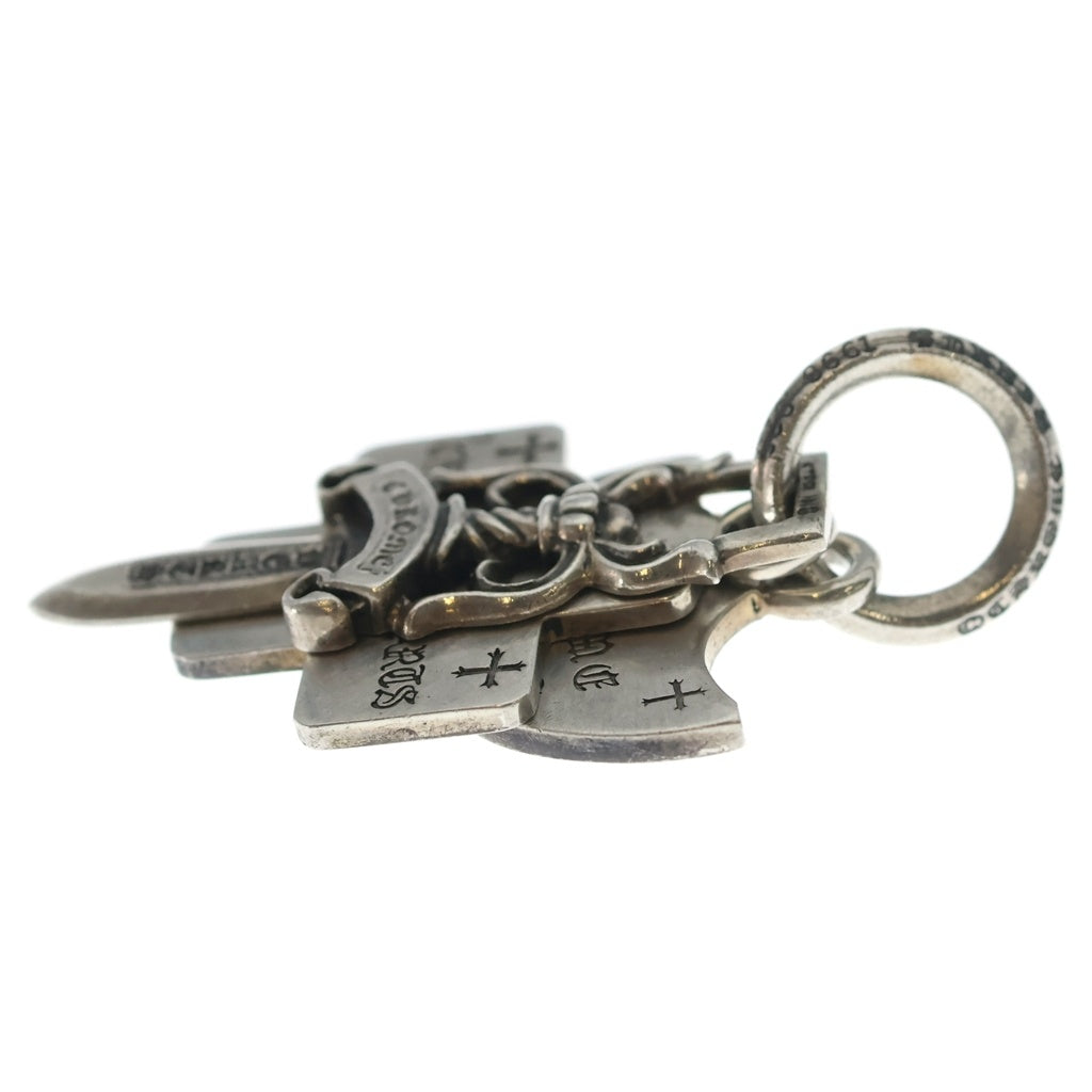 CHROME HEARTS(クロムハーツ) 3TRINKETS With Oring 3トリンケッツ オーリング ネックレス ペンダントトップ シルバー