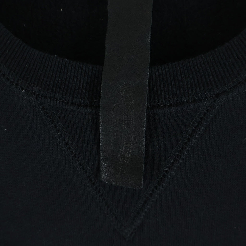 CHROME HEARTS(クロムハーツ) Y NOT SLO RIDE 胸CHロゴ刺繍 クルーネック半袖スウェットTシャツ ブラック