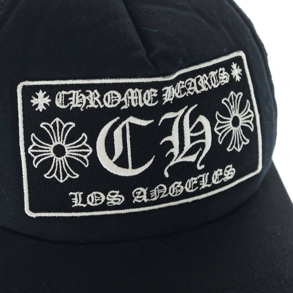 CHROME HEARTS(クロムハーツ) TRUCKER CAP CHロゴ ロサンゼルス限定 メッシュトラッカーキャップ ブラック