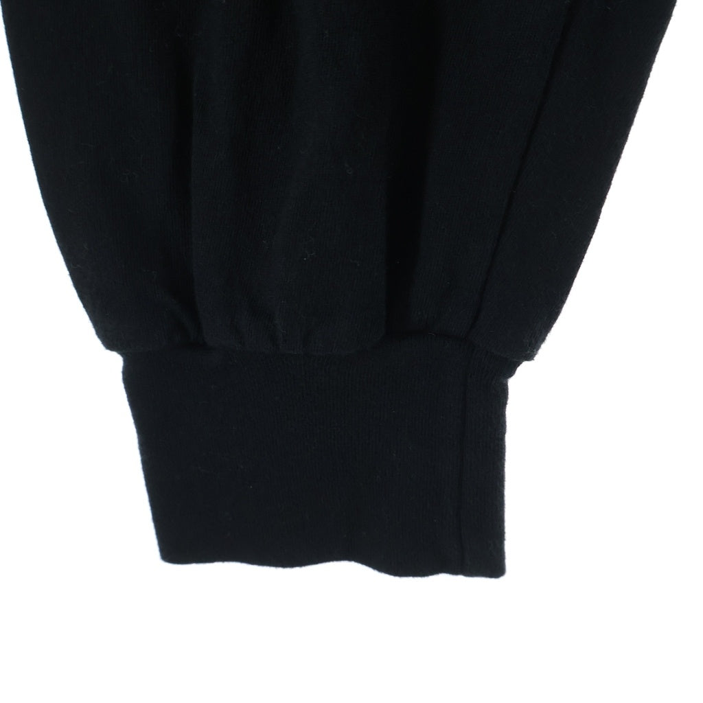 CHROME HEARTS(クロムハーツ) Neck Logo L/S T-Shirt ネックロゴクルーネック長袖Tシャツカットソー ブラック
