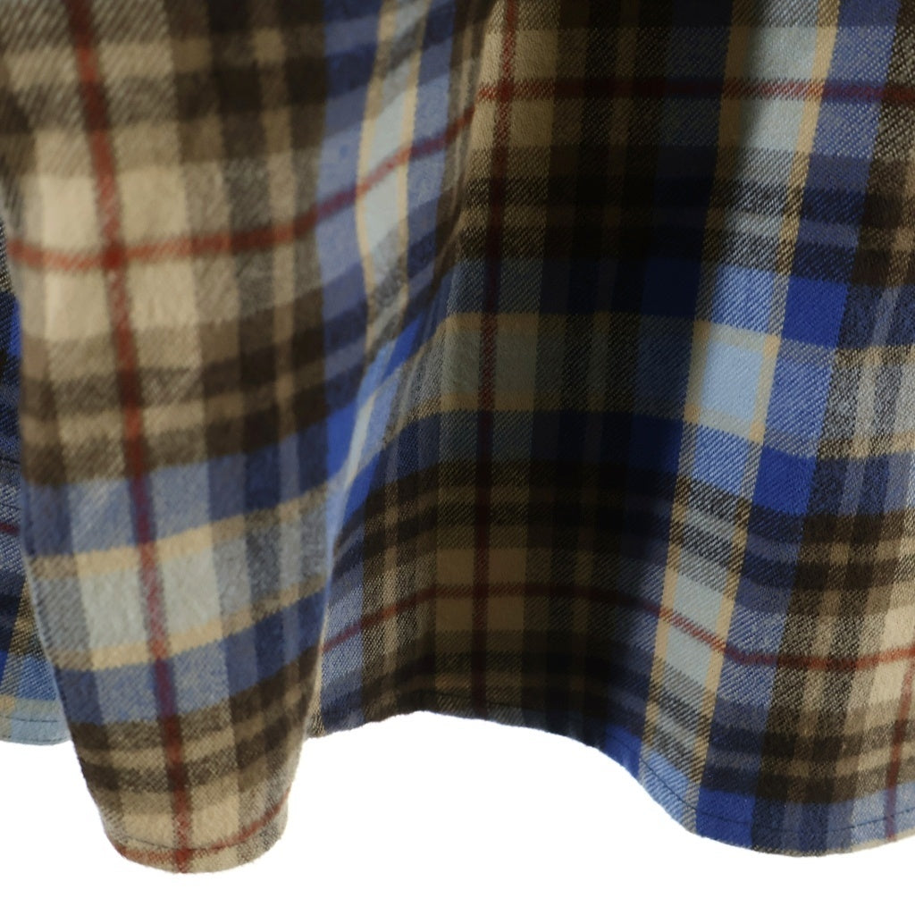 MONCLER(モンクレール) CAMICIA カミーチャ 胸ロゴプリント ボタンダウン長袖シャツ マルチカラー H20912F00003 M2359