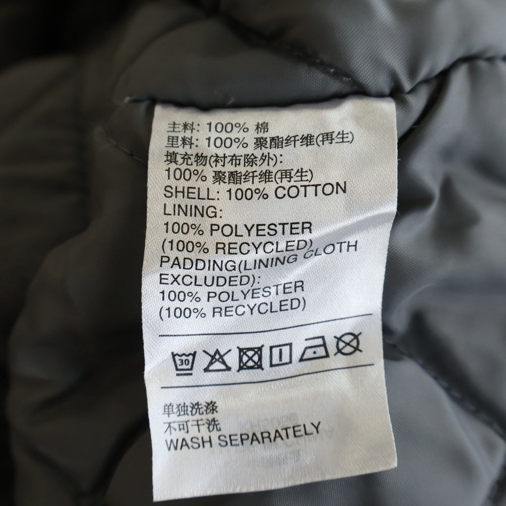 adidas(アディダス) New Year Pad Jacket ニューイヤー サイドライン中綿ジップアップデニムジャケット ブラック -