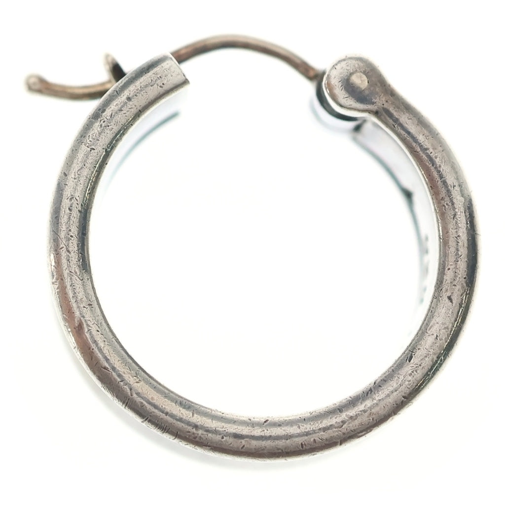 【美品】ティファニーナローフープピアス1837 両耳　廃盤　Tiffany TIFFANY & Co.(ティファニー) 1837 ナロー フープピアス シルバー