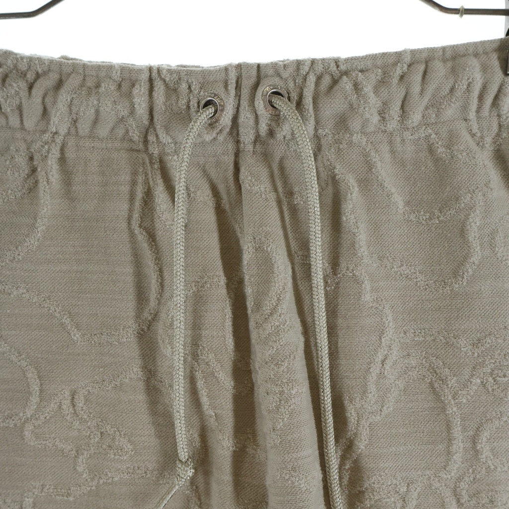 A BATHING APE(アベイシングエイプ) NEON CAMO JACQUARD SWEAT SHORTS ネオンカモ ジャカード スウェットショートパンツ レディース ベージュ 1M30-253-302