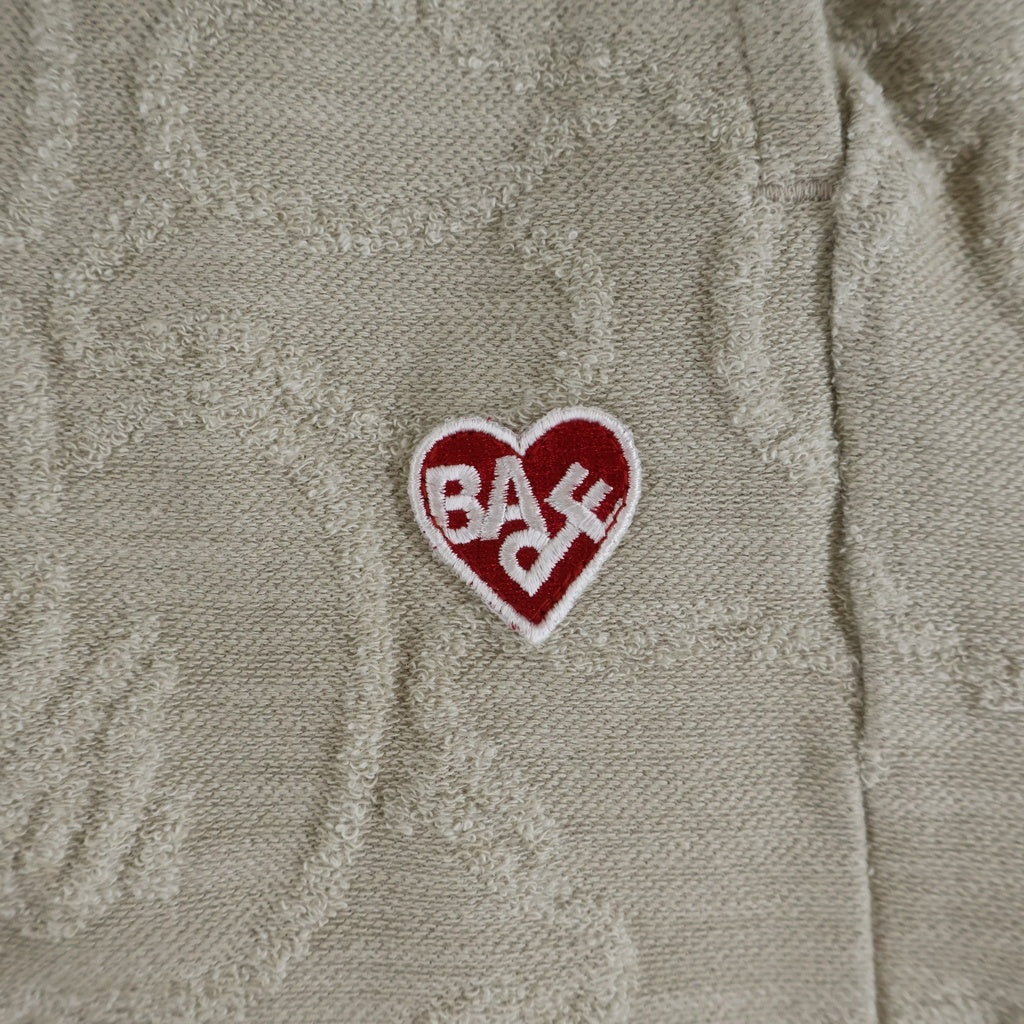 A BATHING APE(アベイシングエイプ) NEON CAMO JACQUARD SWEAT SHORTS ネオンカモ ジャカード スウェットショートパンツ レディース ベージュ 1M30-253-302