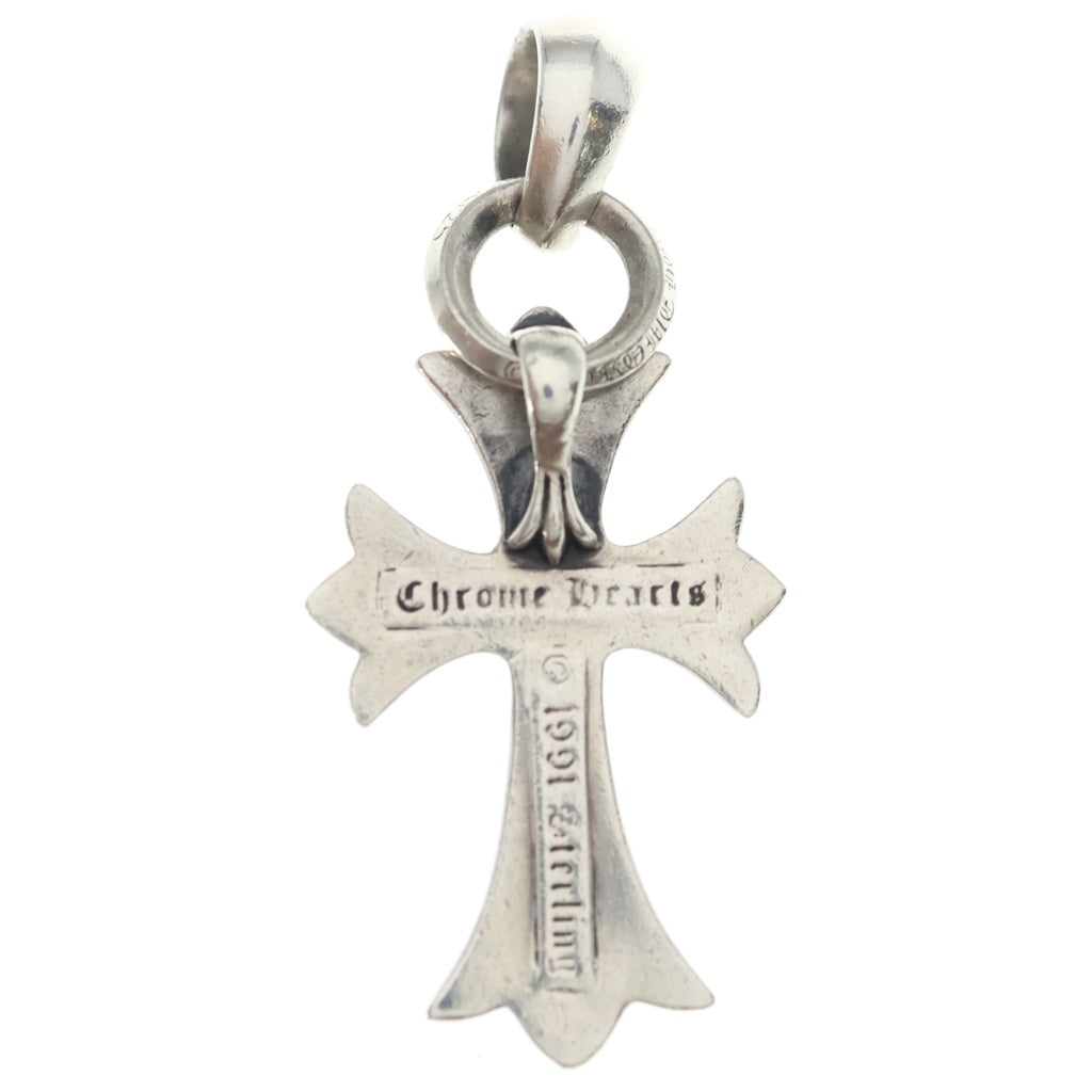 CHROME HEARTS(クロムハーツ) CH CRS SML W/BALE Wベイル スモールCHクロス ペンダントトップ シルバー BCA218