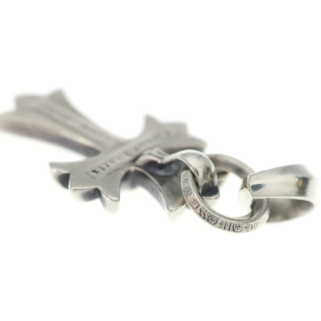 CHROME HEARTS(クロムハーツ) CH CRS SML W/BALE Wベイル スモールCHクロス ペンダントトップ シルバー BCA218