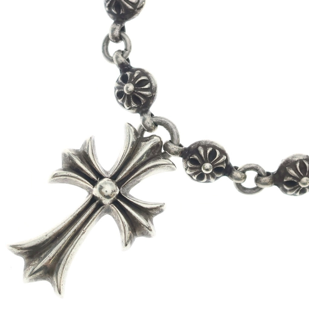 CHROME HEARTS(クロムハーツ) #1 CRSBL CHN SML CH CRS クロスボールチェーン スモールCHクロス ネックレス シルバー BCA193