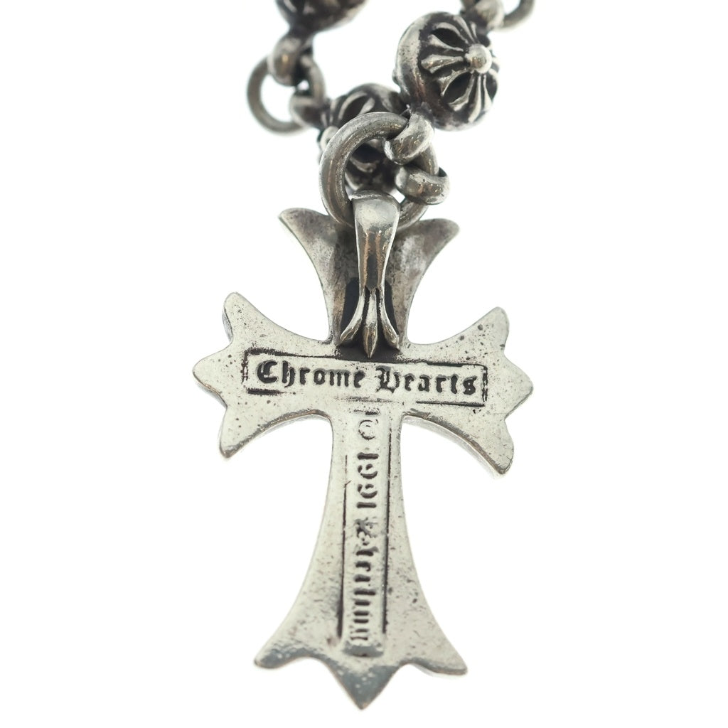 CHROME HEARTS(クロムハーツ) #1 CRSBL CHN SML CH CRS クロスボールチェーン スモールCHクロス ネックレス シルバー BCA193