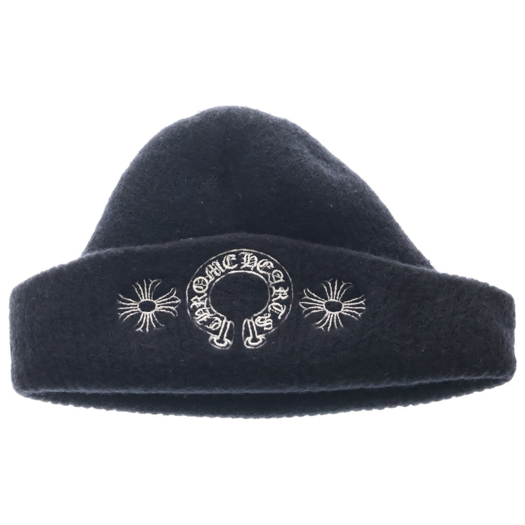 CHROME HEARTS(クロムハーツ) WOOL WATCH CAP CHプラスホースシュー ビーニー ブラック