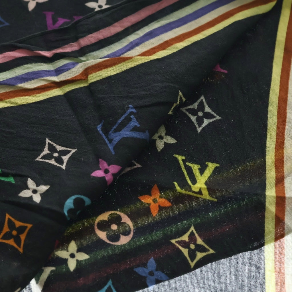LOUIS VUITTON(ルイヴィトン) モノグラムマルチカラー コットンスカーフ バンダナ マルチカラー M71912 レディース
