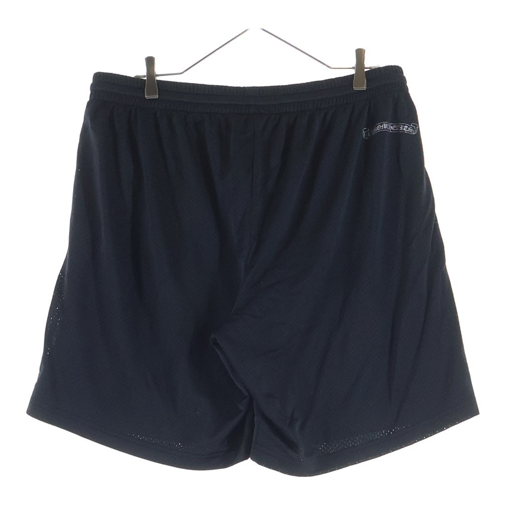 CHROME HEARTS(クロムハーツ) MESH WARM UP JERSEY メッシュ バーシティー ジャージー CHプリントメッシュ ハーフパンツ ブラック