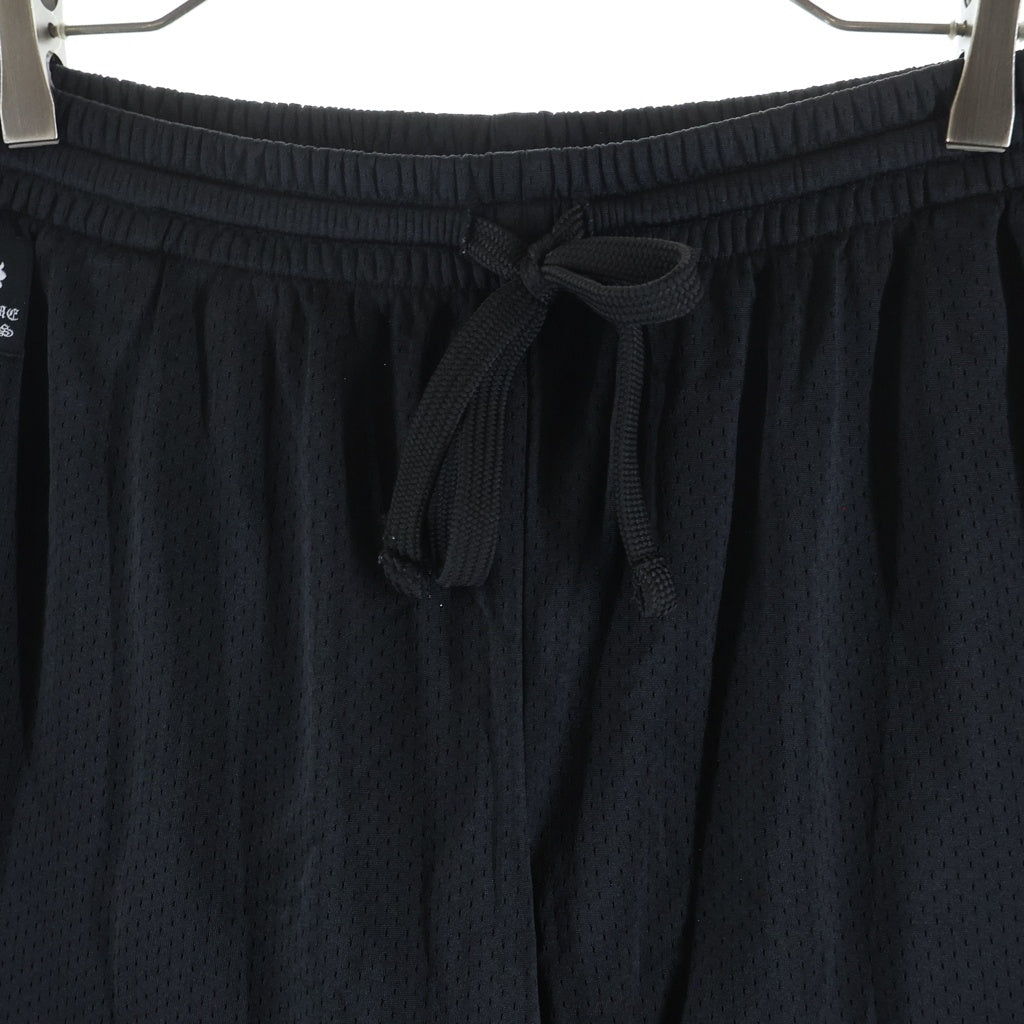 CHROME HEARTS(クロムハーツ) MESH WARM UP JERSEY メッシュ バーシティー ジャージー CHプリントメッシュ ハーフパンツ ブラック
