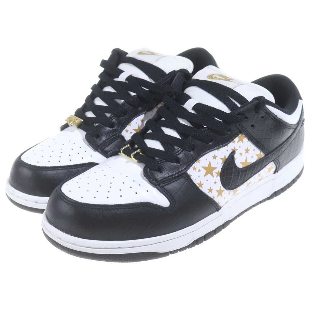 NIKE(ナイキ) 21SS ×SUPREME DUNK LOW OG QS DH3228-102 シュプリーム ダンクロー ローカットスニーカー ホワイト/ブラック/ゴールド US10.5/28.5cm