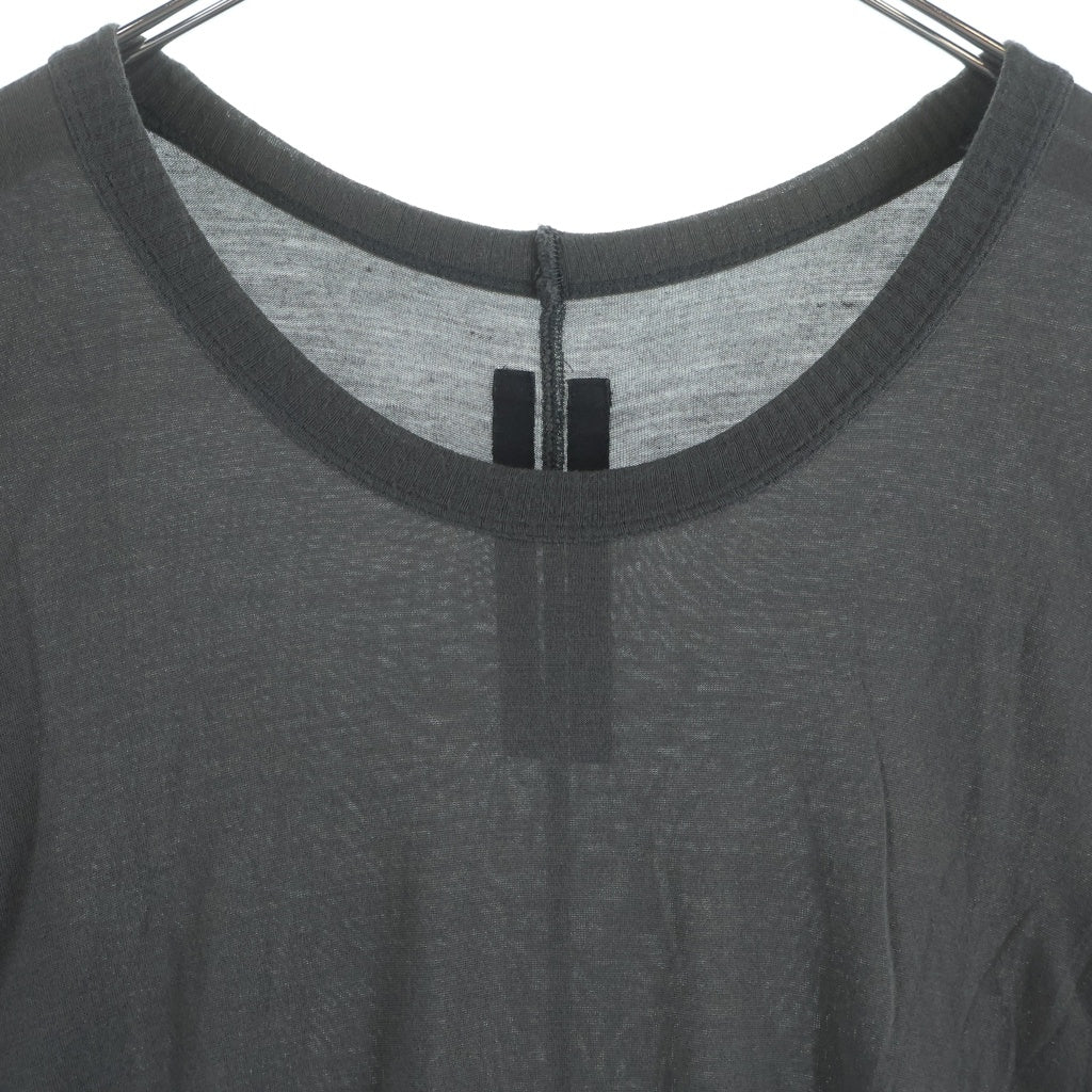 DRKSHDW(ダークシャドウ) 11SS クルーネックレーヨンロングTシャツカットソー グレー RU8251