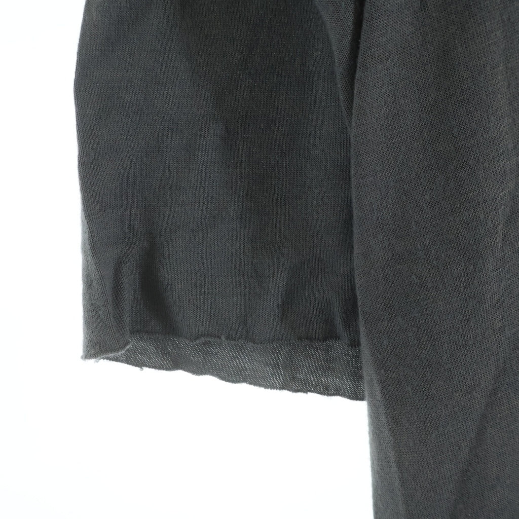DRKSHDW(ダークシャドウ) 11SS クルーネックレーヨンロングTシャツカットソー グレー RU8251