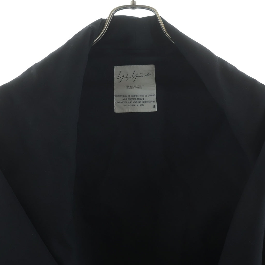 Yohji Yamamoto(ヨウジヤマモト) 97AW ウール ポンチョ ビックドルマンコート ブラック FI-C06-149