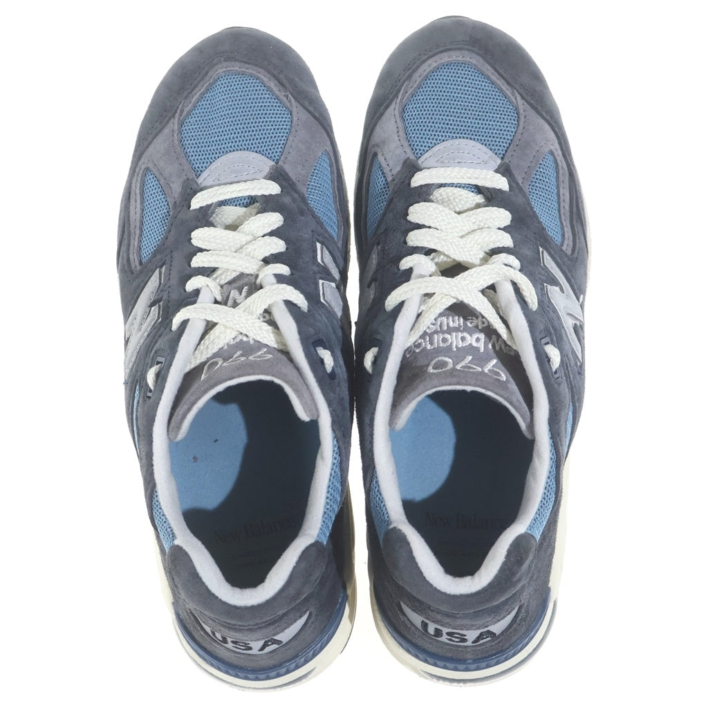 New Balance(ニューバランス) 990V2 Navy Castlerock キャッスルロック ローカットスニーカー US7.5/25.5cm ネイビー M990TB2