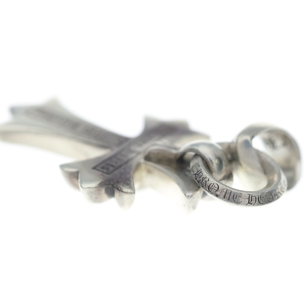 CHROME HEARTS(クロムハーツ) CH CRS SML W/BALE Wベイル スモールCHクロス ペンダントトップ シルバー BCA218