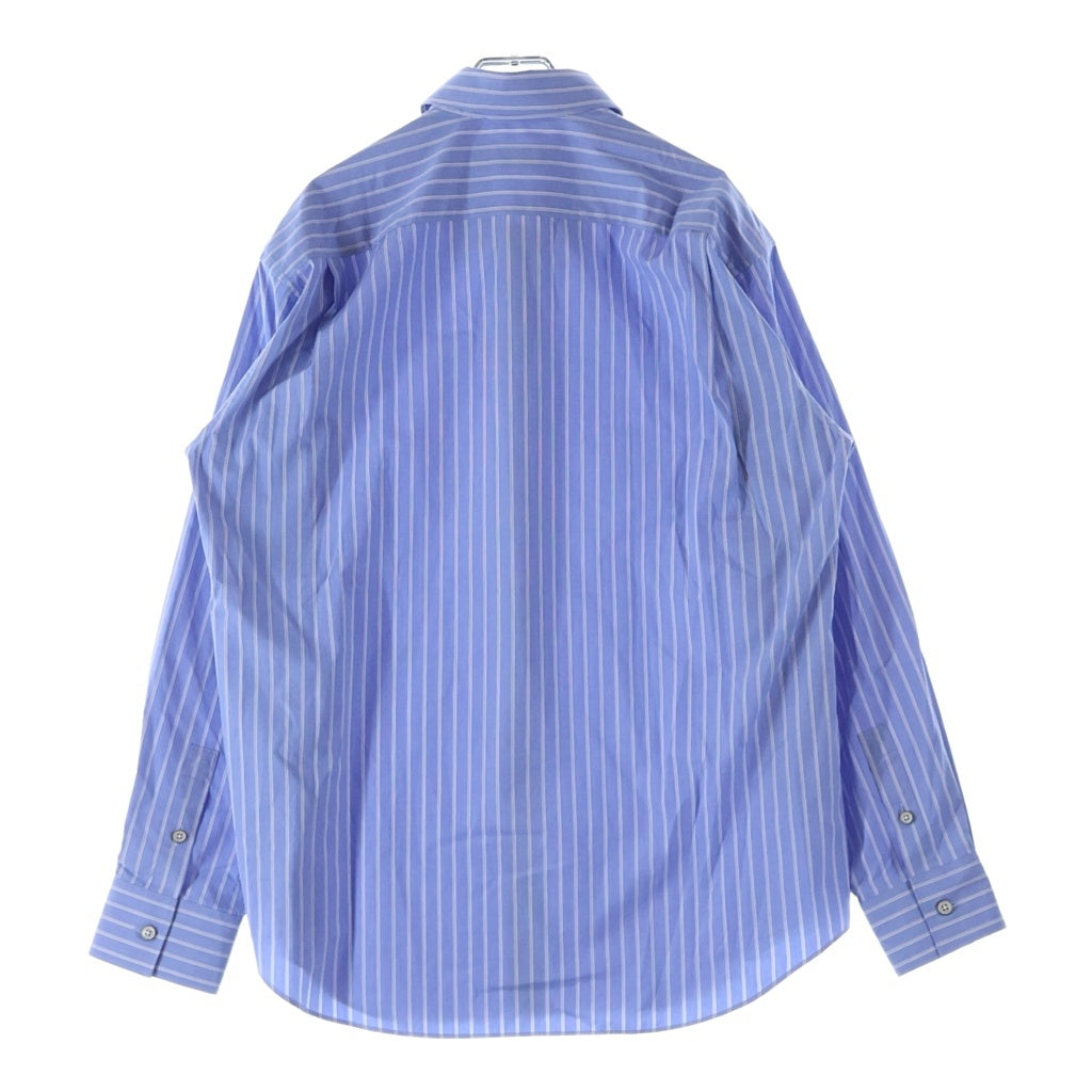 LOUIS VUITTON(ルイヴィトン) 26SS ジャカード ピンストライプ ロングスリーブシャツ ブルー 1AJUR8/RM261M W66 HUS82W