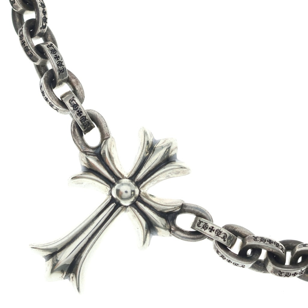 CHROME HEARTS(クロムハーツ) PPR CHN LRG SML CH CRS スモールCHクロス ラージペーパーチェーン チョーカーネックレス シルバー