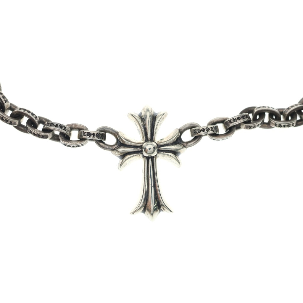 CHROME HEARTS(クロムハーツ) PPR CHN LRG SML CH CRS スモールCHクロス ラージペーパーチェーン チョーカーネックレス シルバー