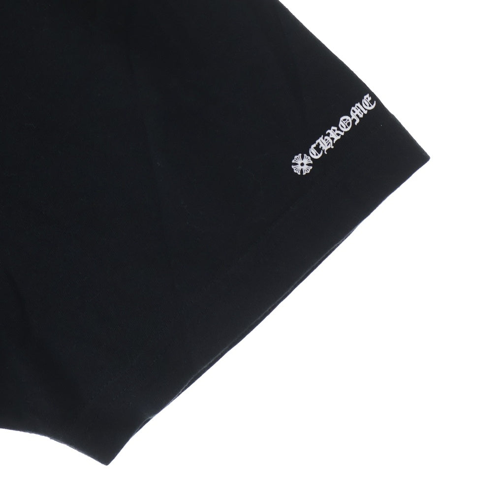CHROME HEARTS(クロムハーツ) HORSESHOE S/S TEE ホースシュープリント クルーネック半袖Tシャツカットソー ブラック
