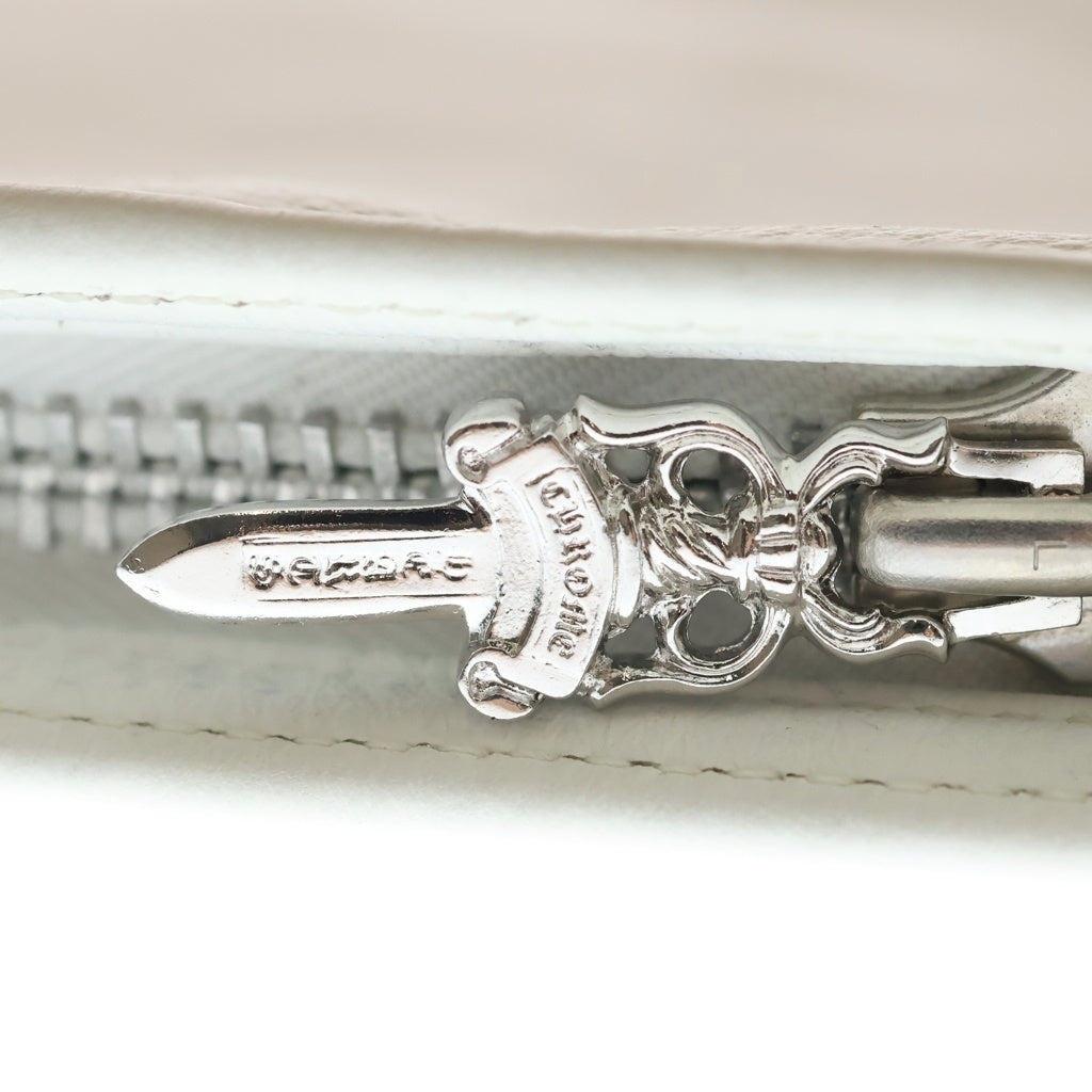 CHROME HEARTS(クロムハーツ) FILIG PLUS フィリグリープラス ロジウム加工 クラッチバッグ ホワイト