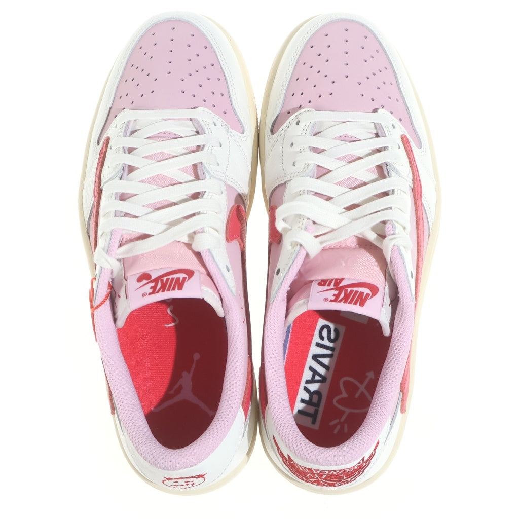 NIKE(ナイキ) ×Travis Scott Air Jordan 1 Retro Low OG Sail Tropical Pink エアジョーダン1 レトロ OG セイル トロピカルピンク ローカットスニーカー IQ7604-101 レディース